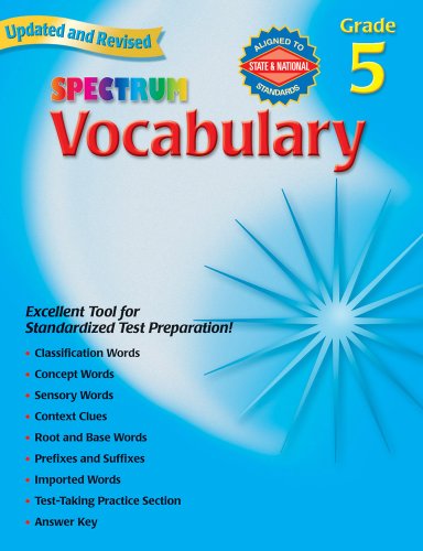 Vocabulary, Grade 5 (Spectrum) (9780769680859) by Spectrum
