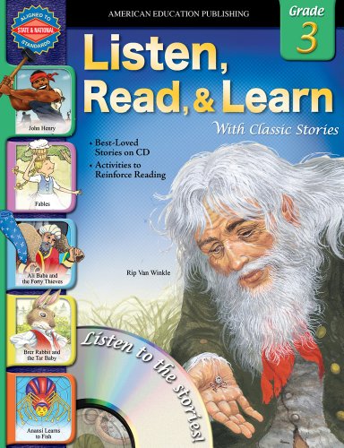 Stock image for Listen, Read, & Learn with Classic Stories: Grade 3 [With CD] for sale by ThriftBooks-Atlanta