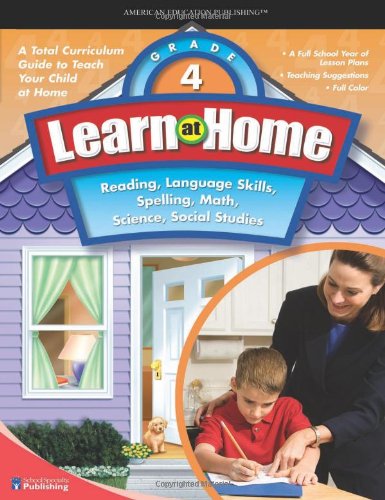 9780769683744: Learn at Home, Grade 4: Reading, Language Skills, Spelling, Math, Science, Social Studies