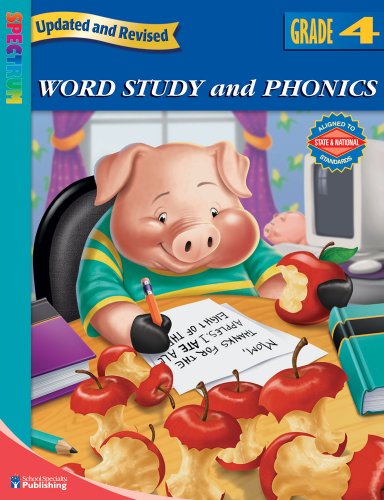 Beispielbild fr Spectrum Word Study and Phonics, Grade 4 zum Verkauf von BooksRun