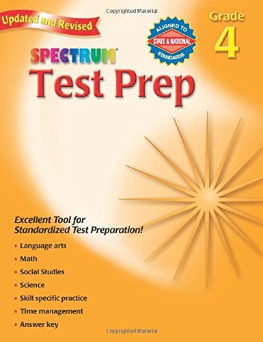 Beispielbild fr Spectrum: Test Prep, Grade 4 zum Verkauf von Half Price Books Inc.