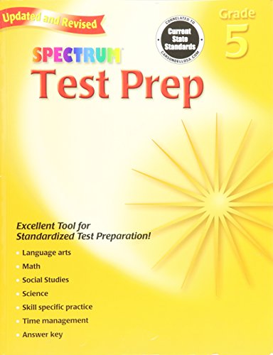 9780769686257: Spectrum Test Prep, Grade 5