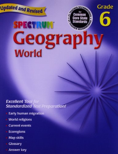 Beispielbild fr Spectrum Geography, Grade 6: The World zum Verkauf von Wonder Book