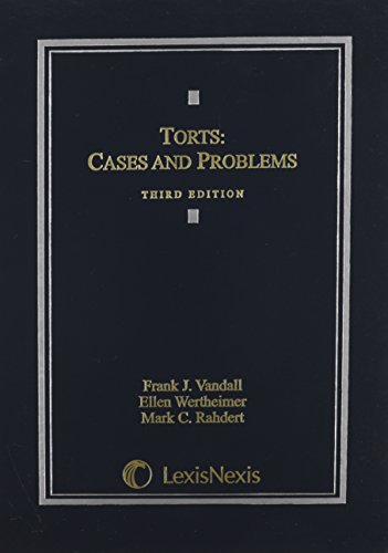 Beispielbild fr Torts: Cases and Problems zum Verkauf von Wonder Book