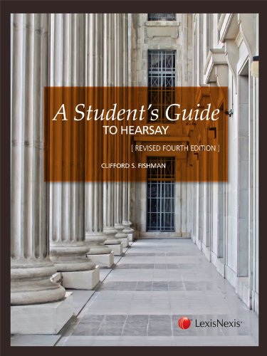 Stock image for A Student's Guide to Hearsay for sale by HPB-Red