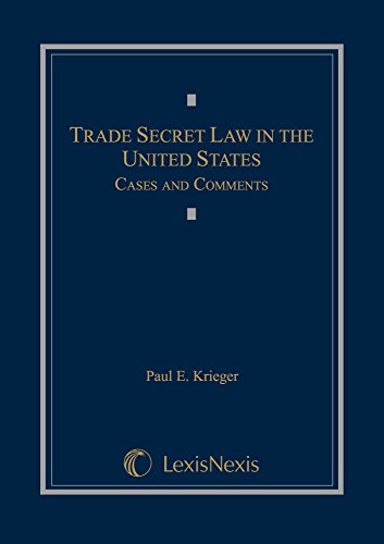 Imagen de archivo de Trade Secret Law in the United States: Cases and Comments a la venta por HPB-Red