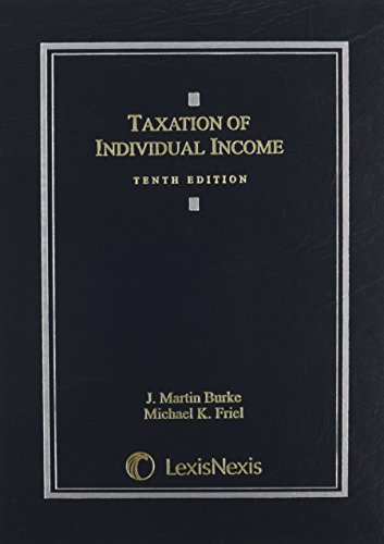 Beispielbild fr Taxation of Individual Income zum Verkauf von Reliant Bookstore