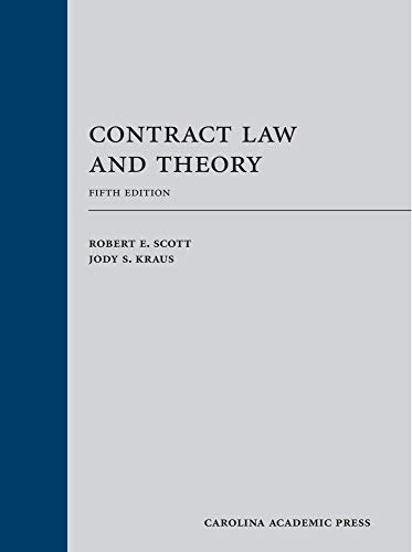 Imagen de archivo de Contract Law and Theory a la venta por BGV Books LLC