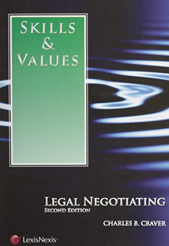 Stock image for Skills & Values: Legal Negotiating for sale by SecondSale
