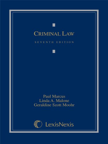 Criminal Law (Loose-leaf version) (9780769853055) by Joseph G. Cook; Linda A. Malone; Paul Marcus; Geraldine Szott Moohr