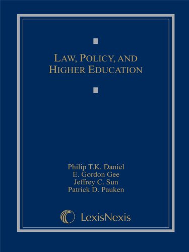 Stock image for Law, Policy, and Higher Education for sale by SecondSale