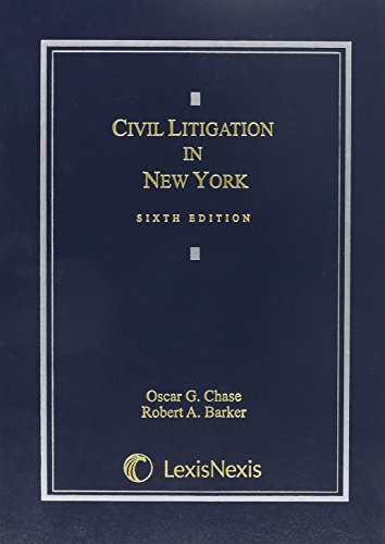 Beispielbild fr Civil Litigation in New York zum Verkauf von Natanya's books and more