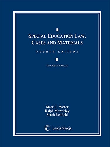 Stock image for Special Education Law: Cases and Materials for sale by SecondSale