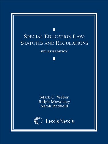 Stock image for Special Education Law Document Supplement: Statutes and Regulations for sale by GF Books, Inc.