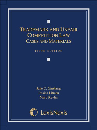 Imagen de archivo de Trademark and Unfair Competition Law: Cases and Materials a la venta por BookHolders