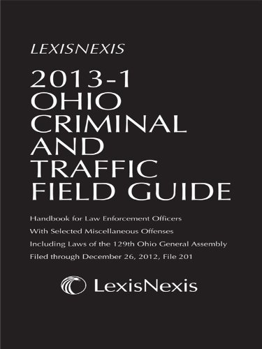 Stock image for Anderson's Ohio Criminal and Traffic Field Guide for sale by BooksRun