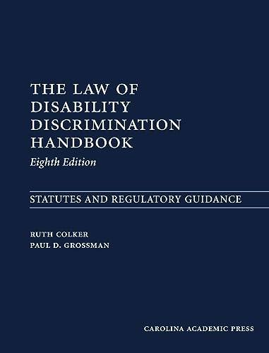 Beispielbild fr The Law of Disability Discrimination Handbook zum Verkauf von ZBK Books