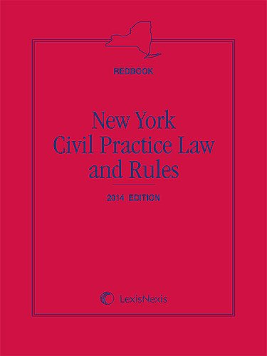 Imagen de archivo de New York Civil Practice Law and Rules (Redbook), 2014 Ed (Full Text) a la venta por SecondSale