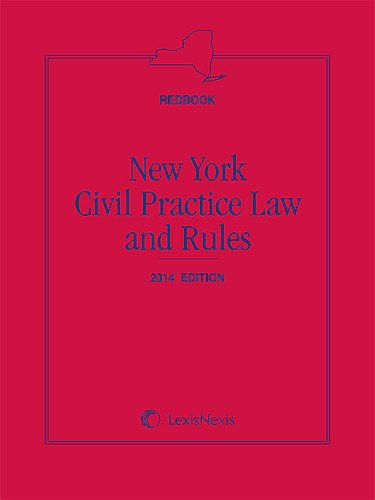 Stock image for New York Civil Practice Law and Rules (Redbook), 2014 Ed (Full Text) for sale by SecondSale