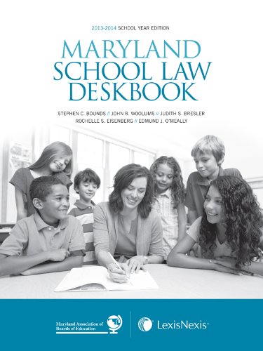 Beispielbild fr Maryland School Law Deskbook 2013-2014 School Year Edition zum Verkauf von BookHolders