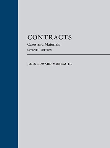 9780769898056: Contracts: Cases and Materials