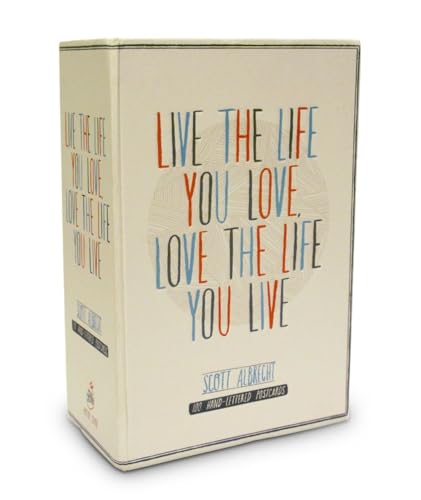 9780770433017: Live the Life You Love Postcard Box: 100 HAND-LETTERED POSTCARDS