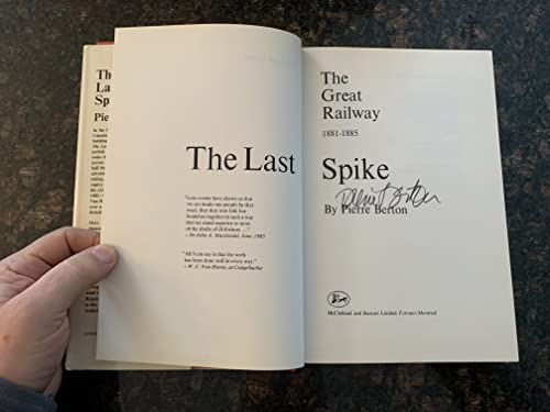 Stock image for The Last Spike for sale by Books of the Smoky Mountains