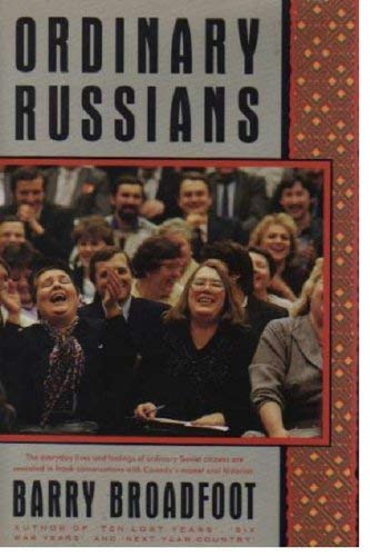 Stock image for Ordinary Russians for sale by Better World Books