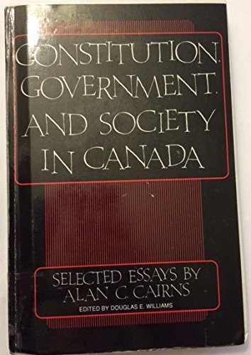 Constitution, Government, and Society in Canada