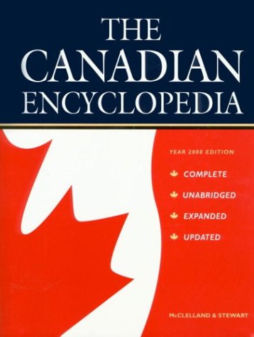 Beispielbild fr The Canadian Encyclopedia: Year 2000 Edition zum Verkauf von SecondSale