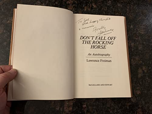 Beispielbild fr Don't Fall off the Rocking Horse : An Autobiography zum Verkauf von Better World Books