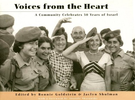 Imagen de archivo de Voices from the Heart A Community Celebrates 50 Years of Israel a la venta por Mahler Books