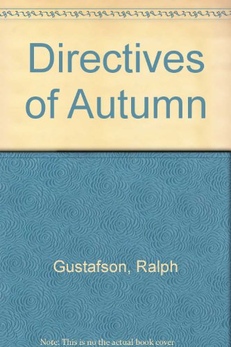 Stock image for Directives of Autumn for sale by Chequamegon Books