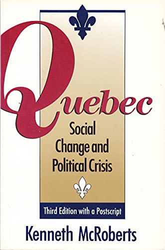 9780771055133: Quebec Social Change (Oxford)