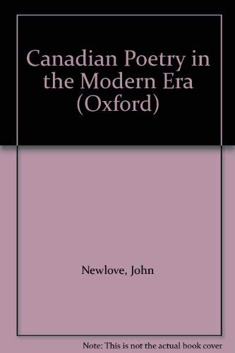 9780771067310: Canadian poetry: The modern era