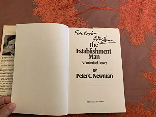 Beispielbild fr Establishment Man : A Portrait of Power zum Verkauf von Better World Books