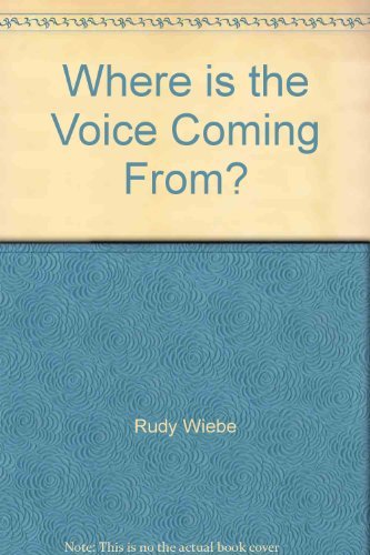 Stock image for Where is the Voice Coming From? for sale by GF Books, Inc.