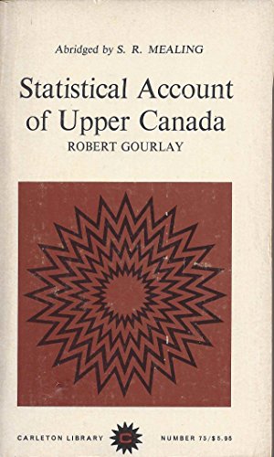 Stock image for Statistical Account of Upper Canada for sale by Better World Books: West