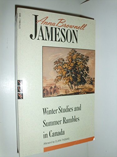 9780771099625: Winter Studies and Summer Rambles in Canada (New Canadian Library S.)