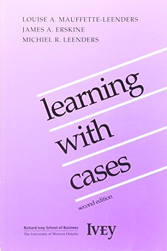 Imagen de archivo de Learning With Cases a la venta por Anybook.com