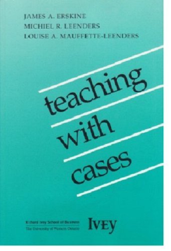 9780771420870: Teaching with Cases [Paperback] by Eskine, James A.