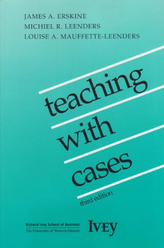 Beispielbild fr Teaching With Cases zum Verkauf von Anybook.com