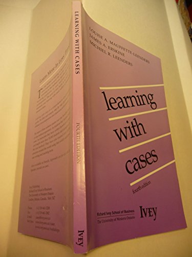 Stock image for Learning with Cases for sale by Better World Books: West