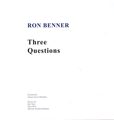 Imagen de archivo de Ron Benner Three Questions a la venta por RZabasBooks