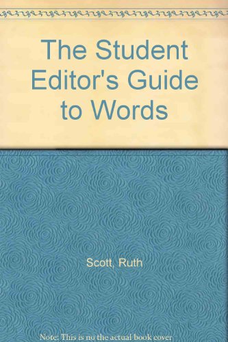 Imagen de archivo de Student Editor's Guide to Word a la venta por Better World Books: West