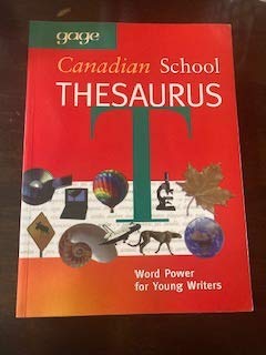 Stock image for Gage Canadian School Thesaurus for sale by Starx Products