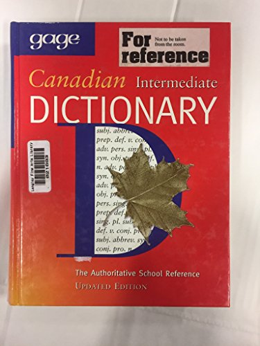 Stock image for Gage Canadian Intermediate Dictionary for sale by Textbook Pro
