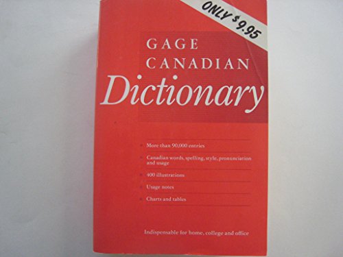 Beispielbild fr Gage Canadian Dictionary zum Verkauf von Better World Books