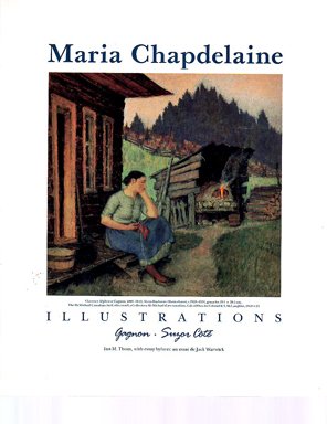 Stock image for Maria Chapdelaine: Illustrations for sale by Ethan Daniel Books
