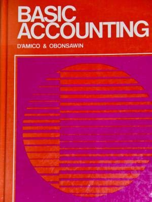 Stock image for Basic Accounting for sale by Irish Booksellers